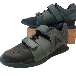 Reebok Legacy Lifter II Mens Weightlifting Shoes Size 9 Black & Green